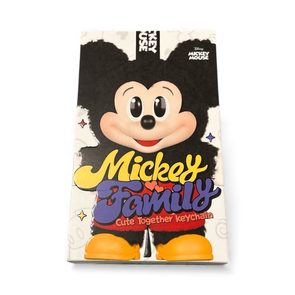 Disney Mickey Mouse Family Keychain - Black, Yellow, Red Unopened blind box